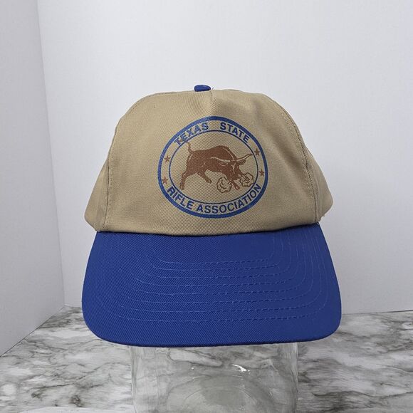 Vinatge Texas State Rifle Association TSRA Snapback Cap Hat 80s Outdoors Hunting - Picture 2 of 7